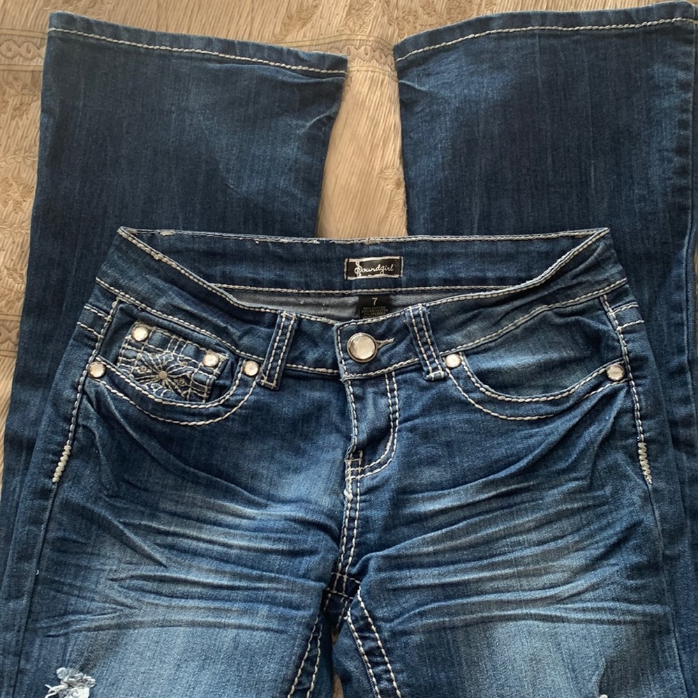 Soundgirl rhinestone jeans
